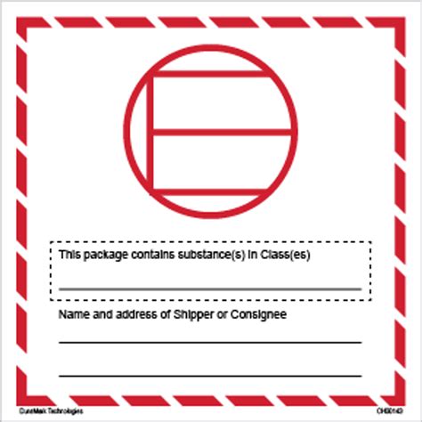 Iata Dangerous Goods In Excepted Quantities Label