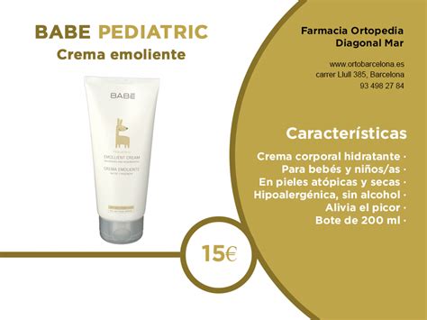 Crema Emoliente Pedi Trica Babe Diagonal Mar Farmacia Y Ortopedia