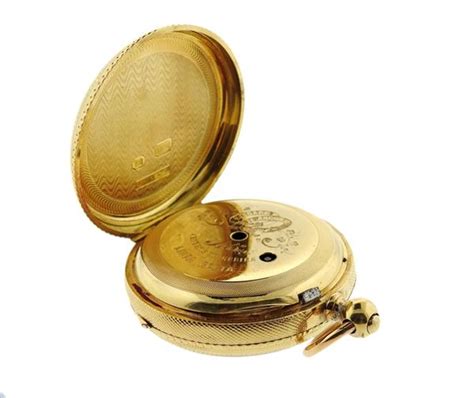 Antique 18k Gold Key Wind Pocket Watch