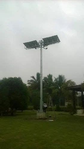 12 Mtr Galvanized Solar High Mast Pole For Outdoor At Rs 90000 Piece