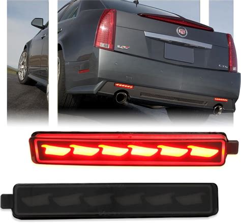 Amazon Gsowo Upgraded Pcs Smoked Led Rear Bumper Reflector Light