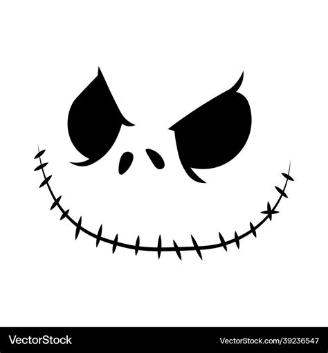 Halloween Faces The Nightmare Before Christmas Vector Image