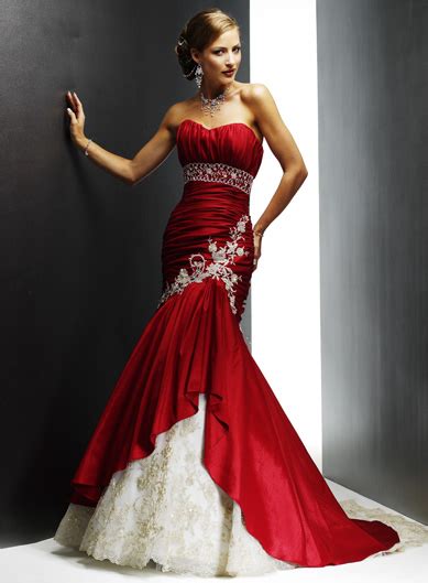 Gorgeous Wedding Dress Gorgeous Red Wedding Dress