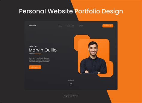 Portfolio Website Design Figma