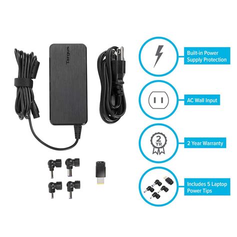 90w Ac Semi Slim Universal Laptop Charger Apa90us Targus