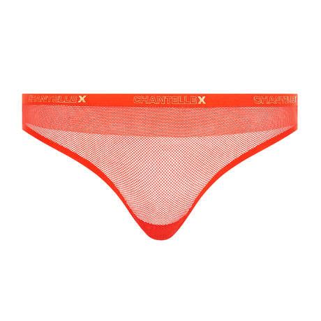 Chantelle X Pieces Lingerie Set Xpose Flame Red