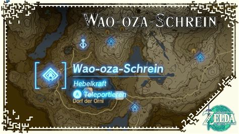 Wao Oza Schrein Zelda Tears Of The Kingdom YouTube