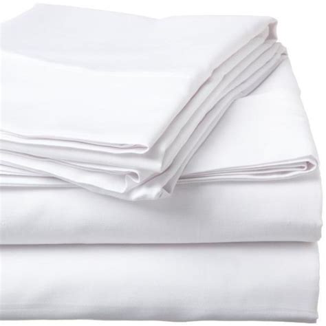 Whisper Soft Sateen Flat Sheet White — Whitehouse And Continental Linen