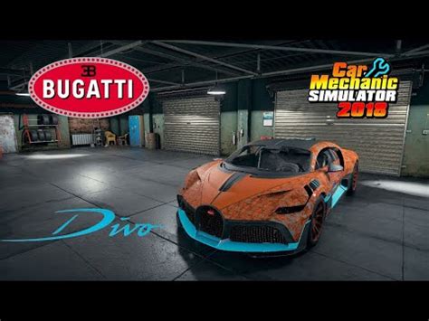 Buggati Divo Restoration From Junkyard Car Mechanic Simulator