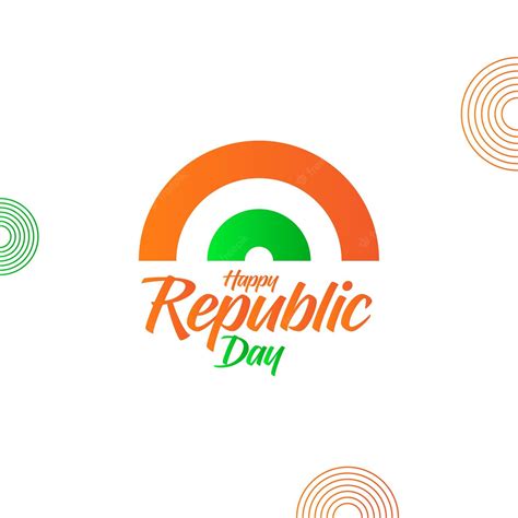 Premium Vector | Happy republic day india logo design template