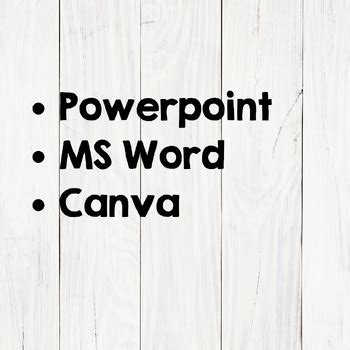 Frayer Model Templates Editable Canva Microsoft Word MS Power Point