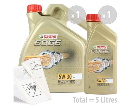 Buy Castrol Edge Titanium W Ll Fst Fully Synthetic Car Engine Oil