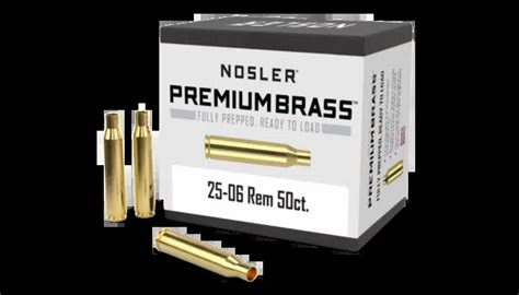 Nosler 25 06 Rem Premium Brass 50ct Arm Or Ally