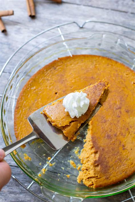 Low Carb Crustless Pumpkin Pie Easy To Make Recipe That S Keto Friendly