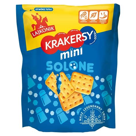 Lajkonik Krakersy Mini Solone G Zakupy Online Z Dostaw Do Domu