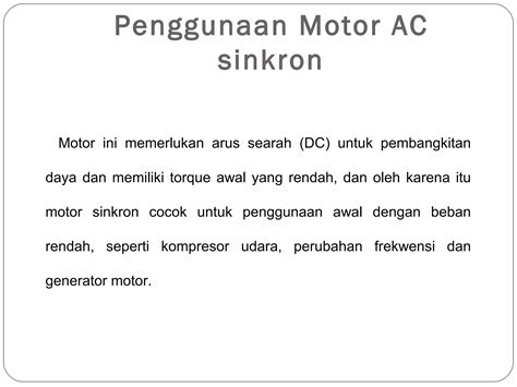 Motor Ac Sinkron Ppt