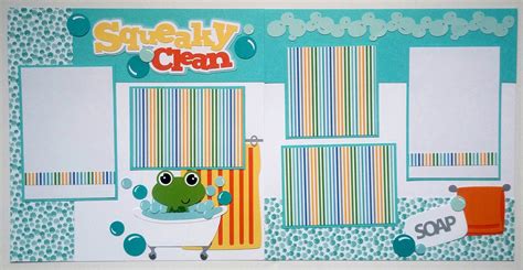 Bath Scrapbook Page First Bath Scrapbook Taking A Bath Baby