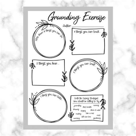 Short Grounding Exercises Grounding Exercises Food Ma
