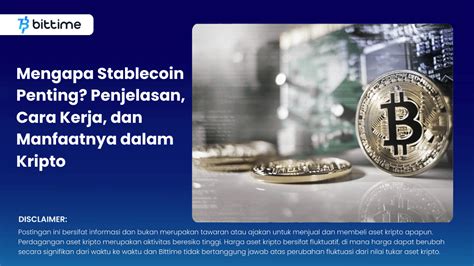 Mengapa Stablecoin Penting Penjelasan Cara Kerja Dan Manfaatnya