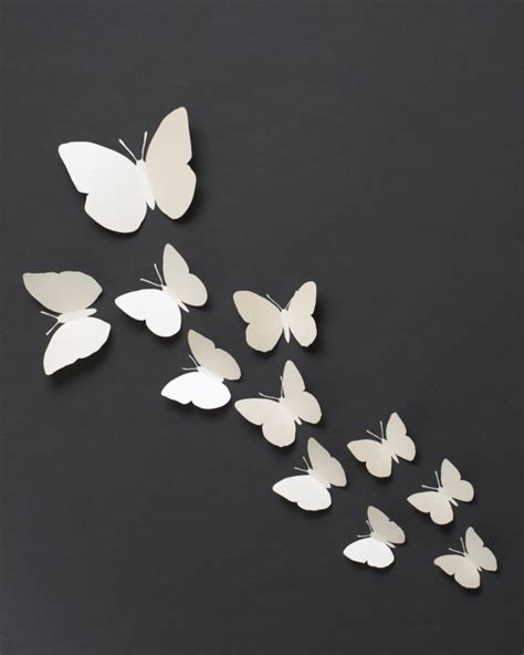 3d Wall Butterflies 3d Butterfly Wall Art For Modern Home Etsy