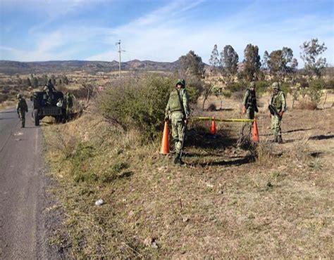 Asegura Sedena droga y armamento en Nochistlán NTR Zacatecas