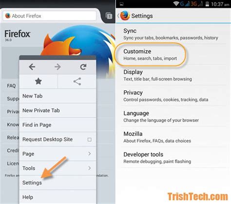 Configure Automatic Updates For Firefox In Android