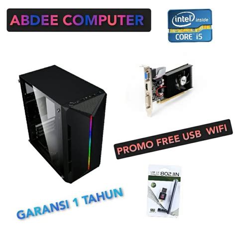 Jual Cpu Rakitan Pc I Ram Gb With Vga Gb Gaming Editing Di Lapak