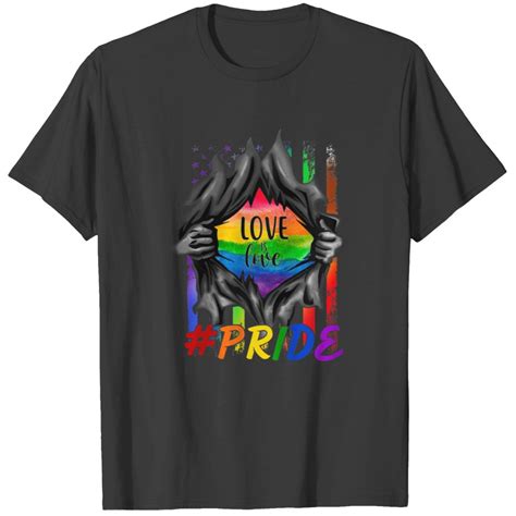 Love Is Love Gay Trans Lesbian Lgbt Pride Month Awareness T Shirts Sold By FunnyLife SKU