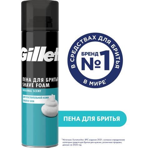 Пена для бритья «Gillette» Sensitive Skin, 200 мл купить в Минске ...