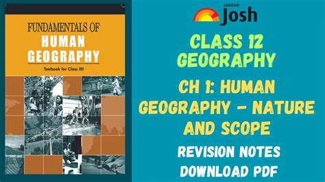 Cbse Class 12 Geography Fundamentals Of Human Geography Chapter 1 Human Geography Notes