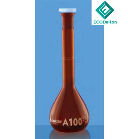 Borosil Volumetric Flasks Ml Pp Stopper Class A Amber With