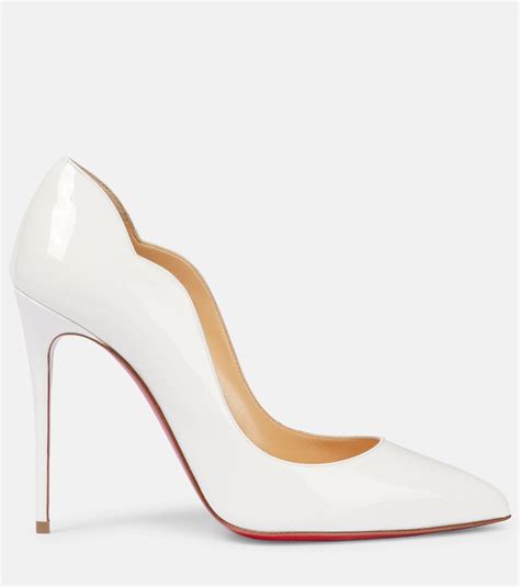 Hot Chick Patent Leather Pumps In White Christian Louboutin Mytheresa