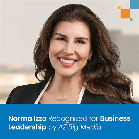 Norma Izzo Recognized For Business Leadership By Az Big Media Spencer