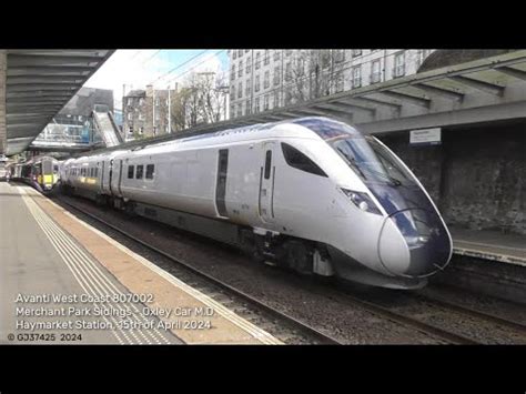 New Avanti West Coast Class Through Haymarket Youtube