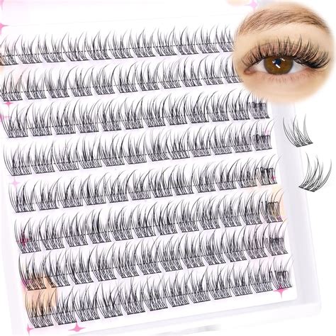 Amazon CALAILIS Self Adhesive Eyelashes 72Pcs D Curl Press On DIY