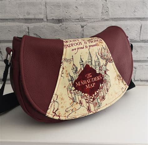 Harry Potter Cross Body Purse Marauders Map Harry Potter Handbag