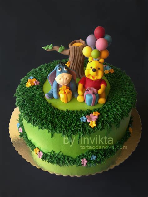 Winnie The Pooh Birthday Cake Tree - CakeCentral.com