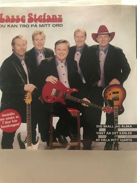 Cd Skiva Lasse Stefanz Du Kan Tro PÅ Mitt Ord Köp På Tradera 581290898