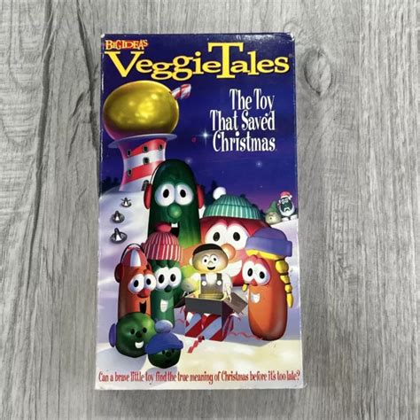 VEGGIETALES THE TOY That Saved Christmas VHS Video Tape Kid Christian