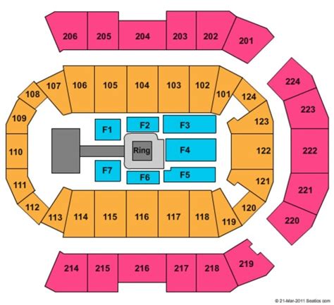 Spokane Arena Seating Chart Metallica Cabinets Matttroy