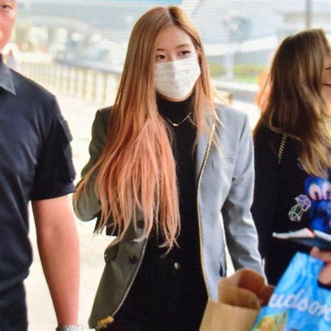 BLACKPINK Jisoo Rosé Lisa Airport Photos at Incheon From New York