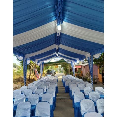 Jual Dekorasi Tenda Pernikahan Plafon Serut Plafon Sisir Pesta