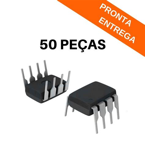 Kit 50 peças Circuito Integrado ATMLU816 DIP 8 PTH Circuitos