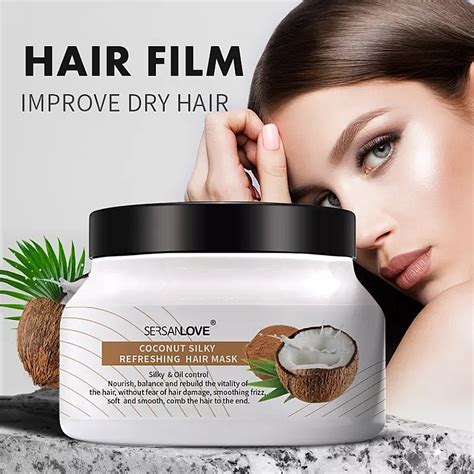 Sersanlove Hair Film Coconut Silky Refreshing Hair Mask - Освежающая ...