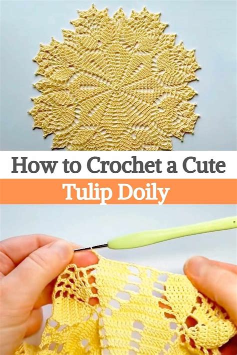 How To Crochet A Cute Tulip Doily Artofit