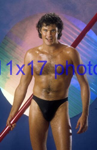 3418 DAVID HASSELHOFF BARECHESTED SHIRTLESS Knight Rider 11X17 POSTER