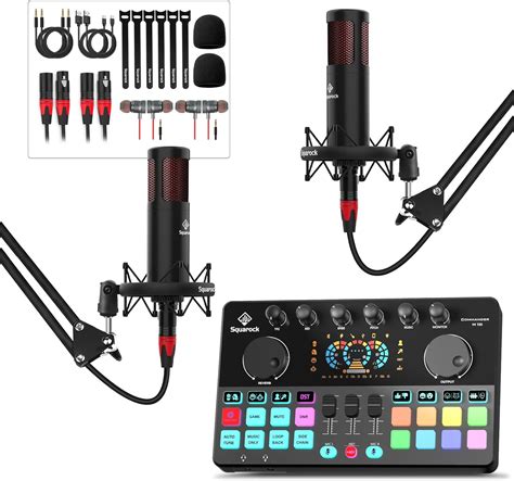 Amazon Podcast Equipment Bundle For Audio Interface Dj Mixer