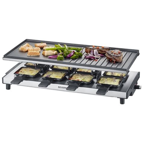 SEVERIN Raclette Grill RG 2375 Mit Grillplatte