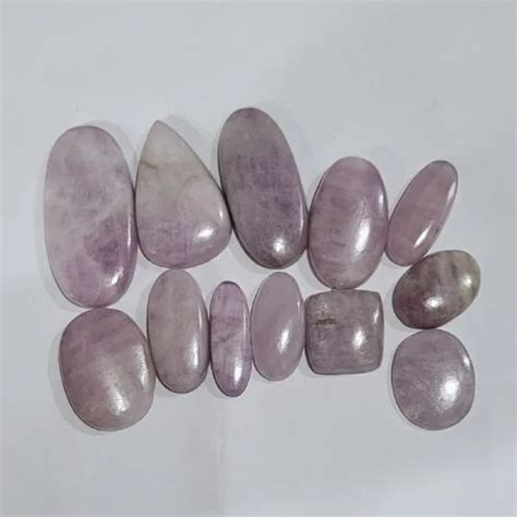 Mix Natural Pink Kunzite Loose Gemstone Cabochons For Jewelry And