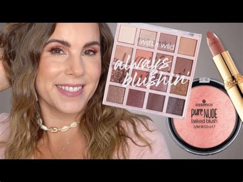 Wet N Wild Always Blushin Monochromatic Mauve Makeup Look YouTube